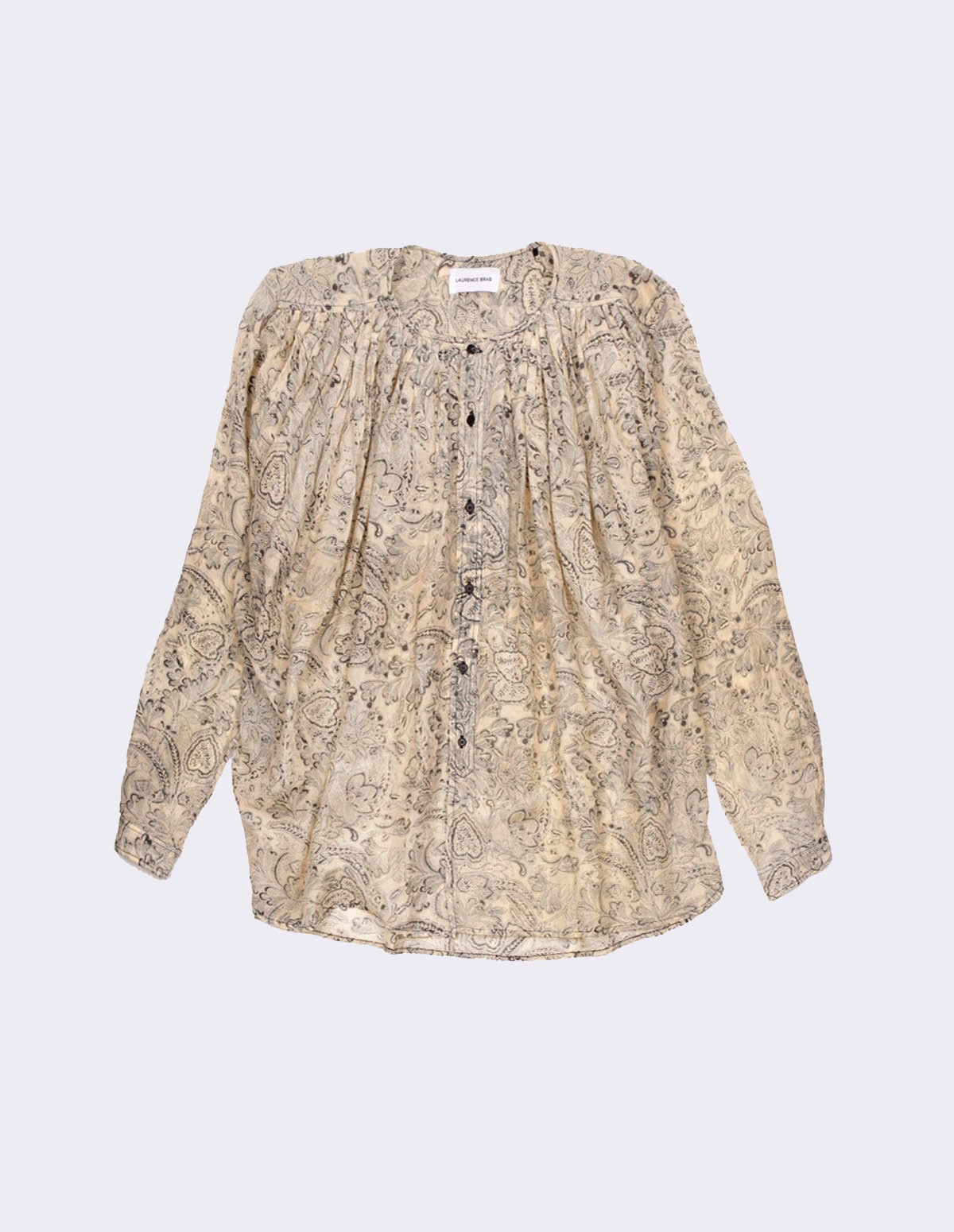 Lb Cigar Top - PAISLEY BLACK