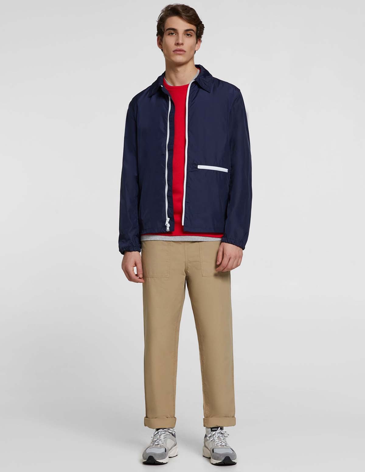 Wr Deepsix Windbreaker - PEACOAT BLUE