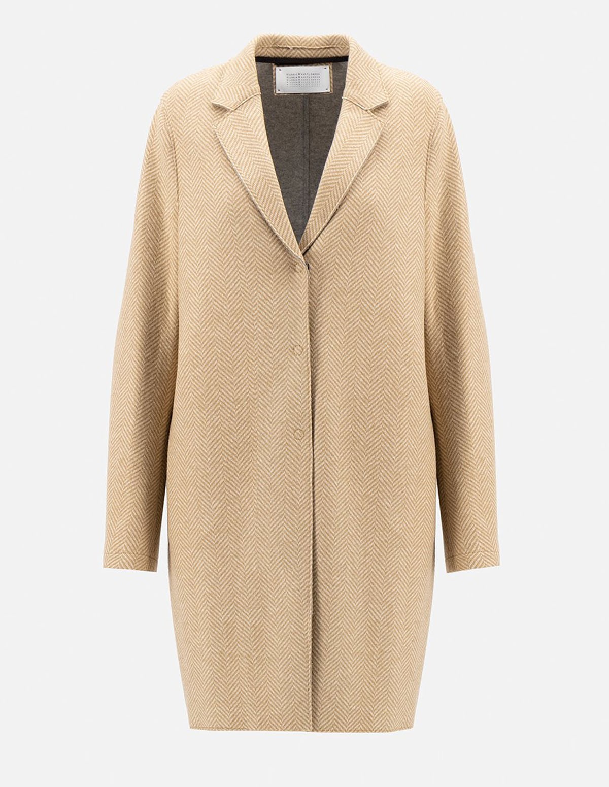 tan cocoon coat