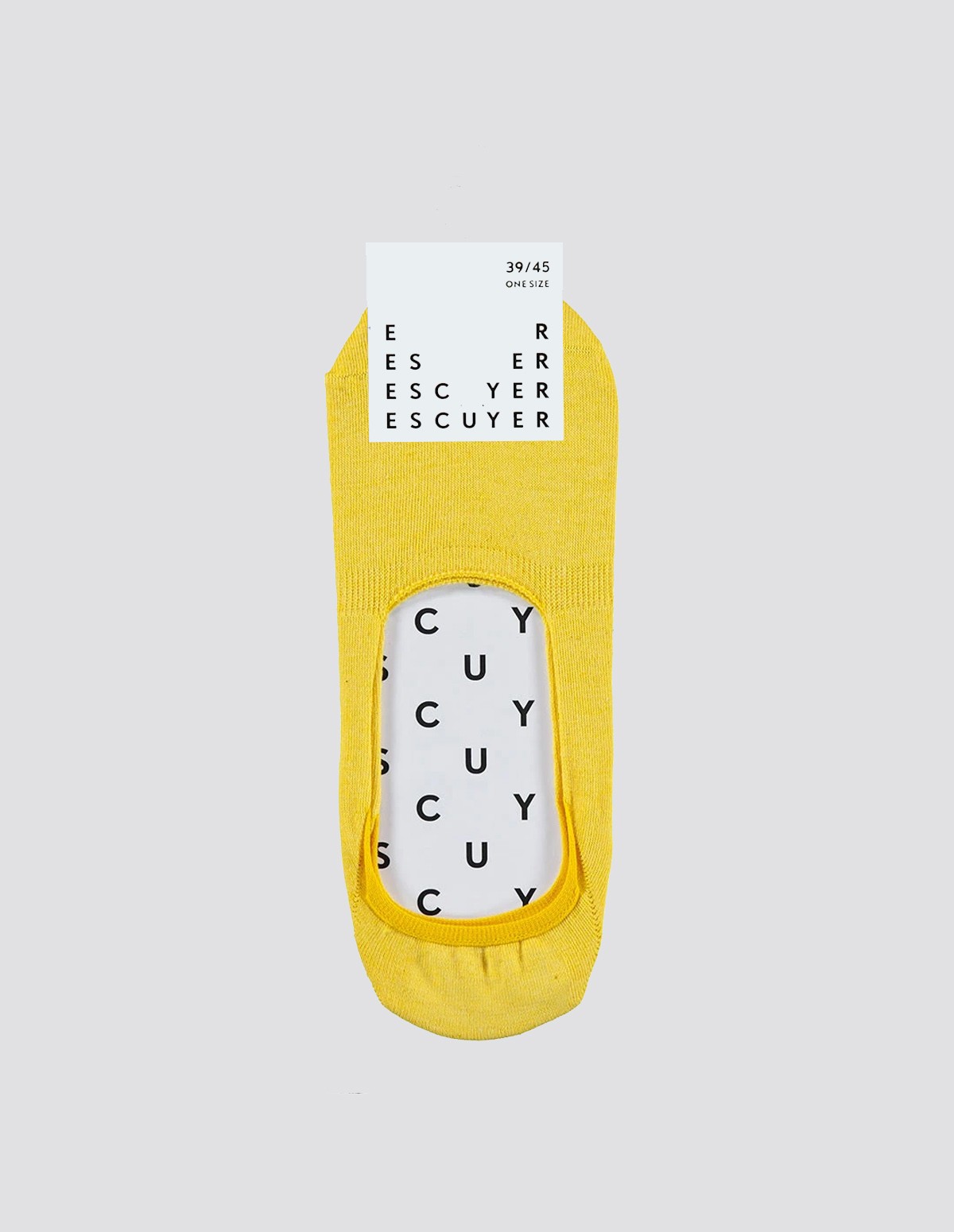 Escuyer Invisible Socks - YELLOW