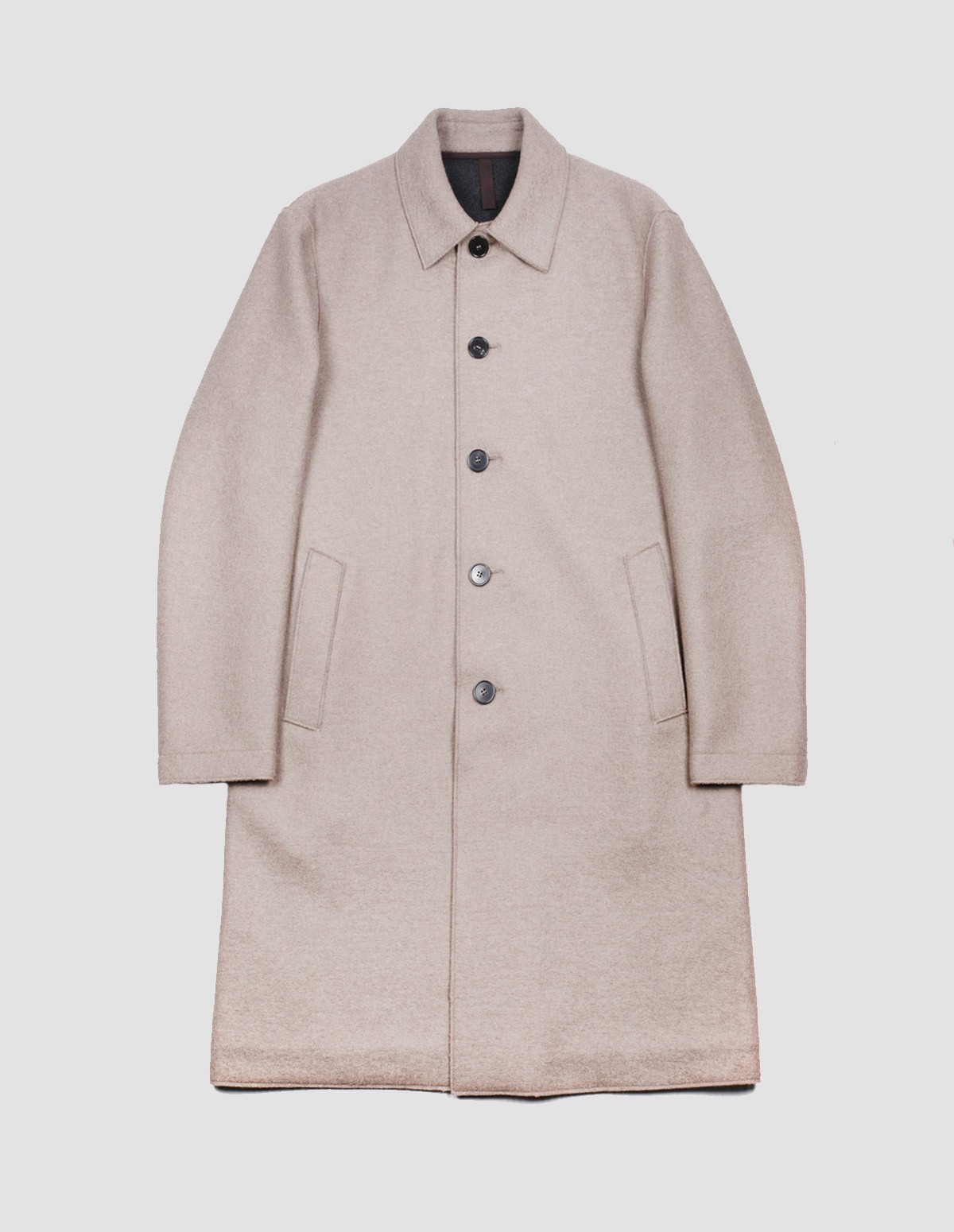 Hwl Men Mac Coat And Polaire - TAUPE 423