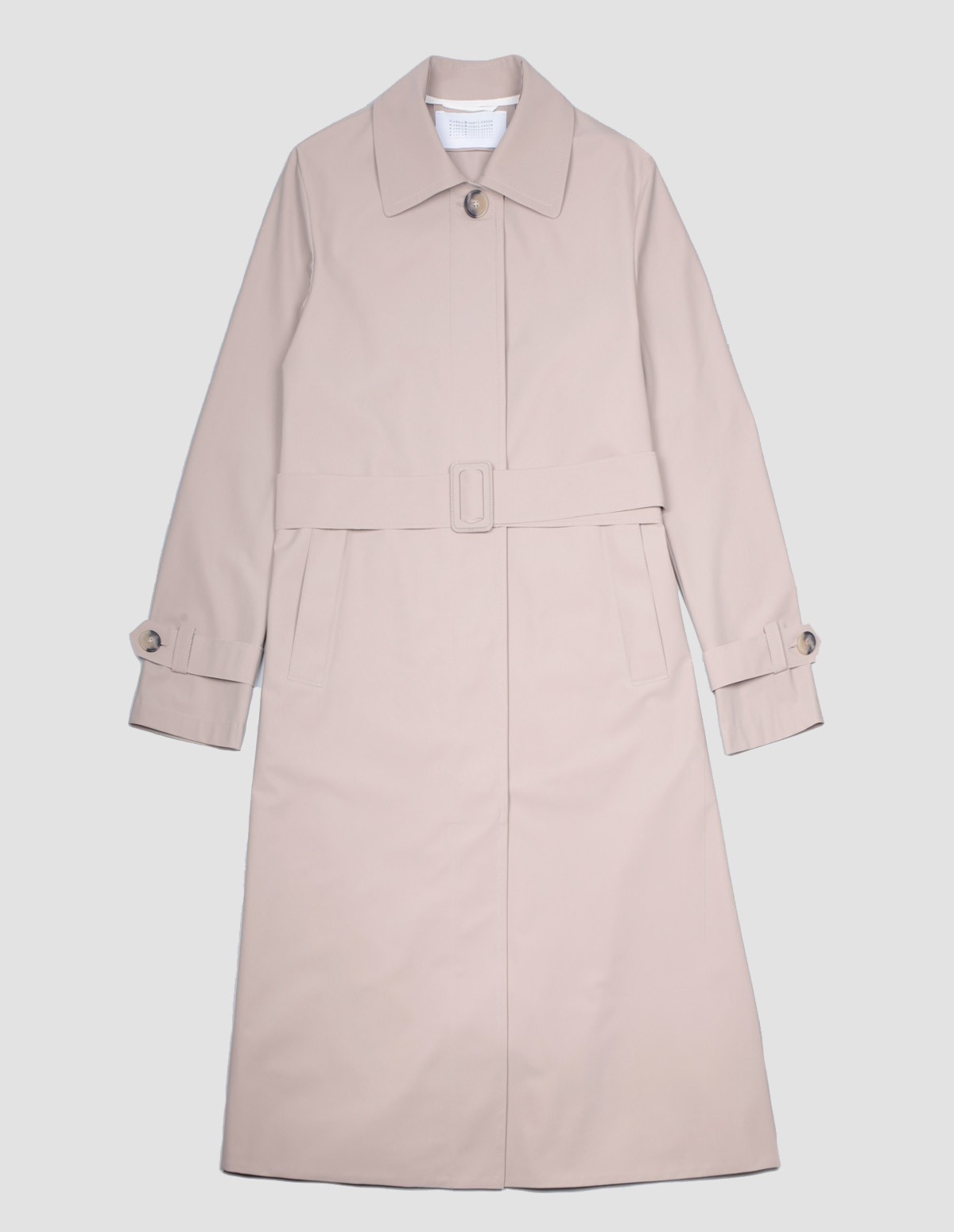 Hwl Women Sb Trench With Back - CAMEL
