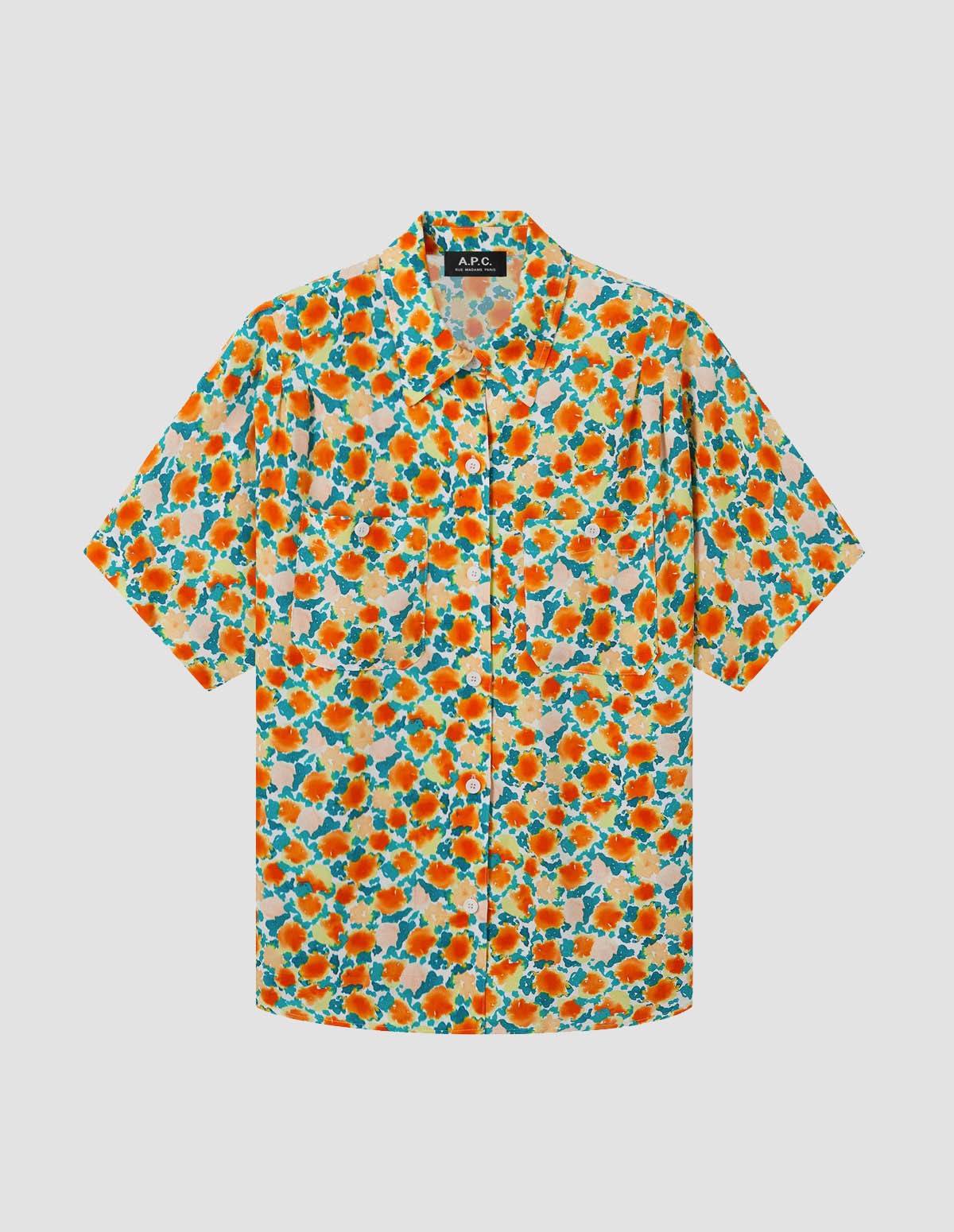 Apc Chemise Zoe - ORANGE