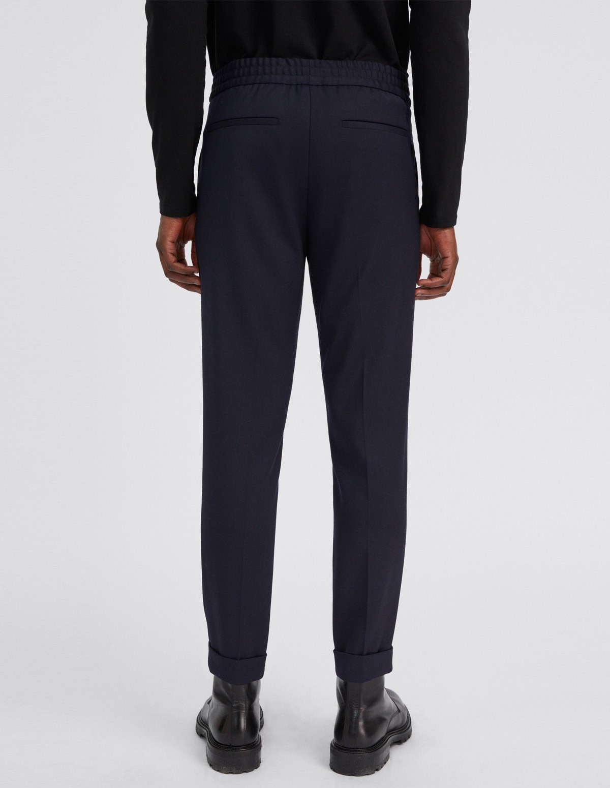 Terry gabardine cropped trousers hotsell