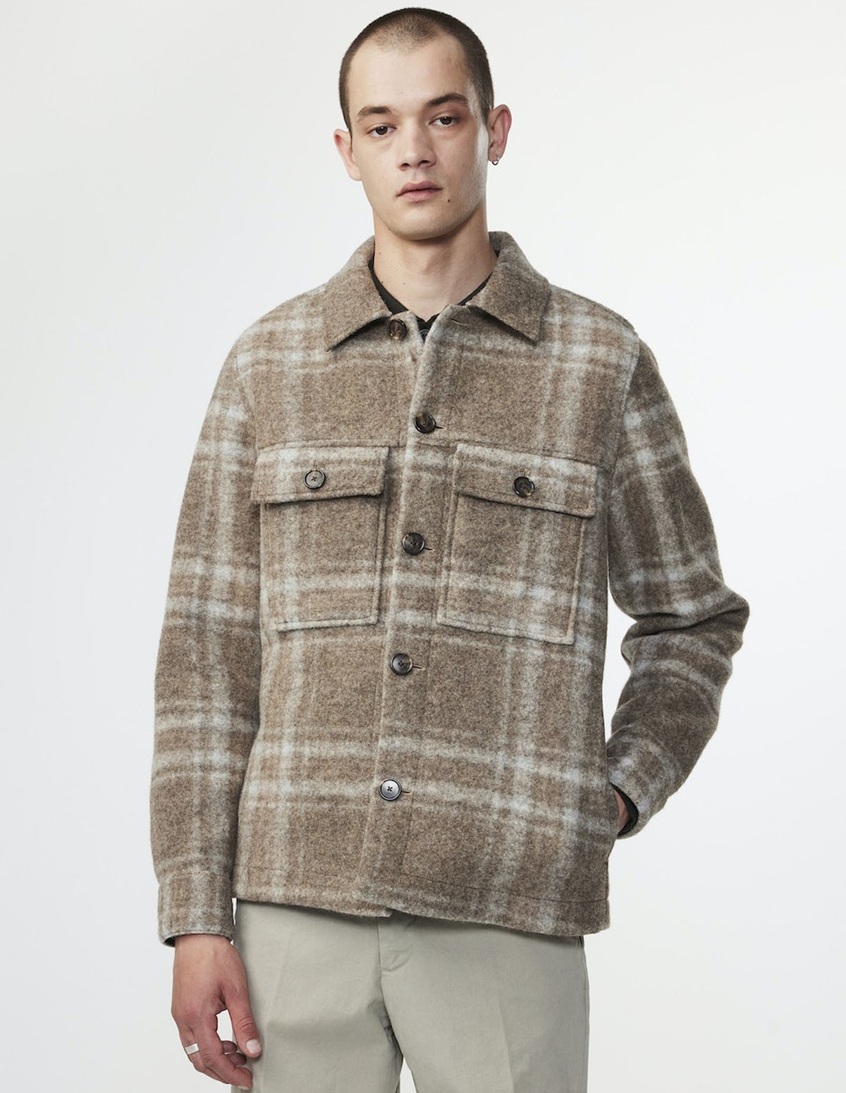 785 brown check
