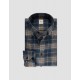 Dark blue check