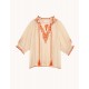 Beige/orange